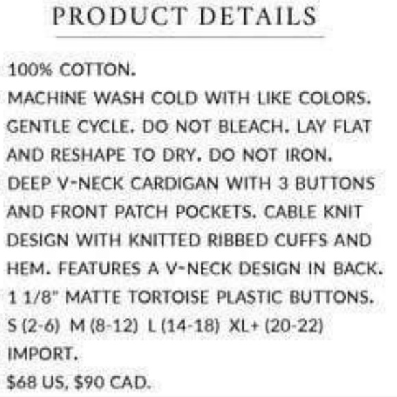 NWT Boyfriend Cardi in Olive Green - Picture 4 of 4